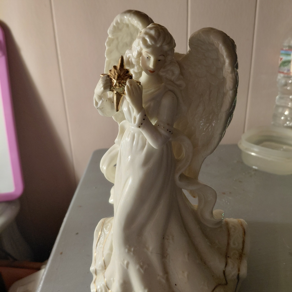 Elegant White Angel Figurine